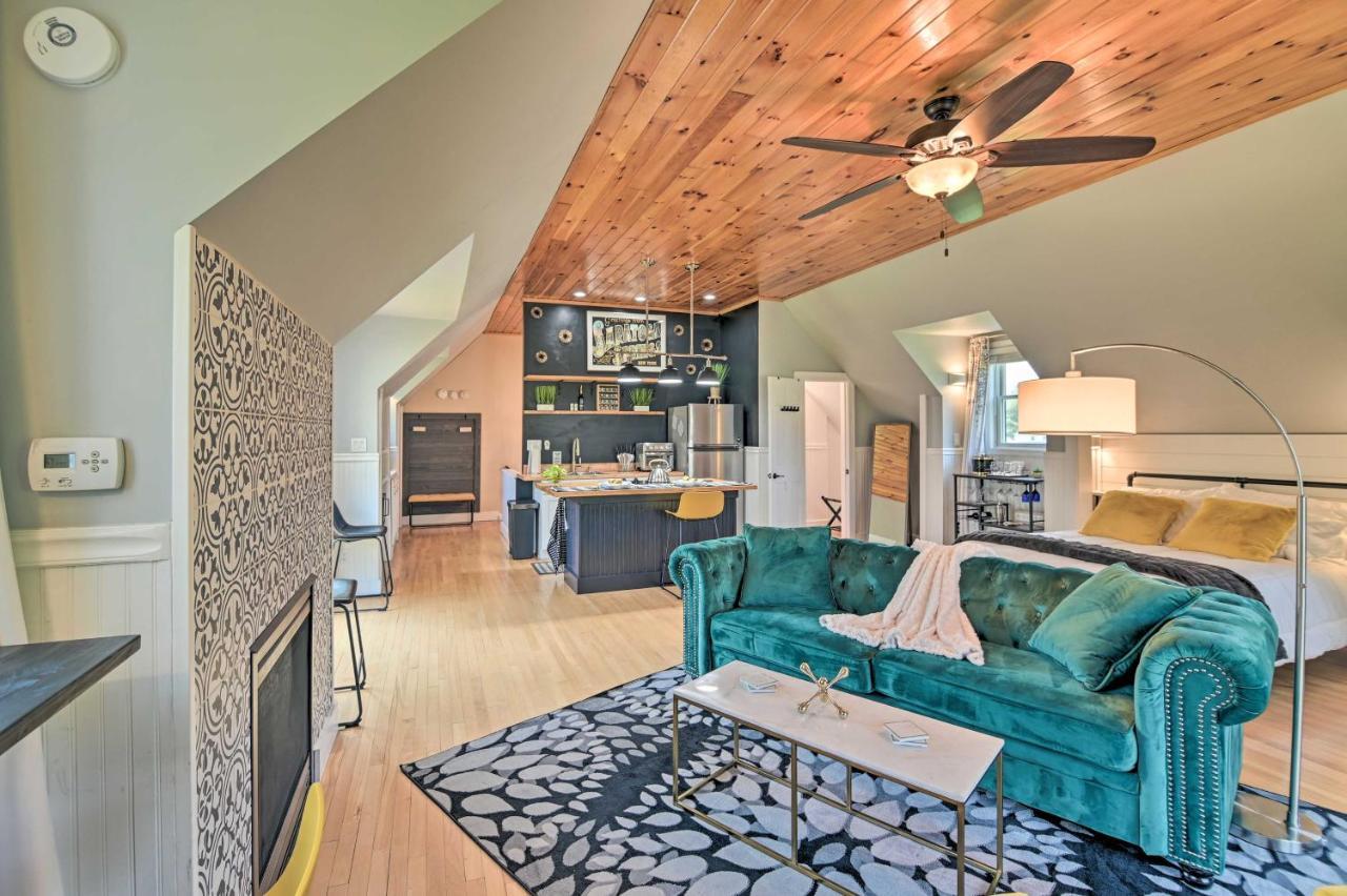 Stylish Studio With Fireplace About 3 Mi From Dtwn! Saratoga Springs Exterior foto